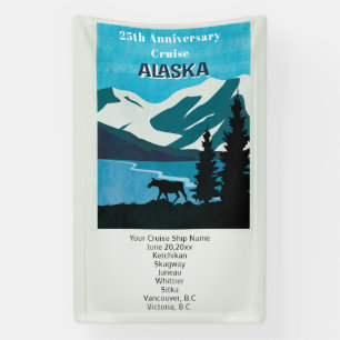 Banderoles Mariage Anniversaire Croisière Alaska