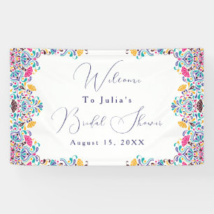 Banderoles Mariage Arc-en-ciel de Style Vibrant Fiesta Mexica