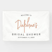 Banderoles Mariage avec calligraphie moderne sous forme de sh (Horizontal)