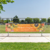 Banderoles Mariage Bienvenue Maple Feuilles Citrouilles Sunfl (En situation)