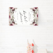 Banderoles Mariage Bohème Floral Bourguignon (Insitu)