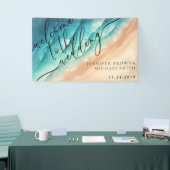 Banderoles Mariage d'accueil pour la fête d'été Ocean Beach (Salon professionnel)