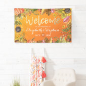 Banderoles Mariage de automne Bienvenue Automne Maple Feuille (En situation)