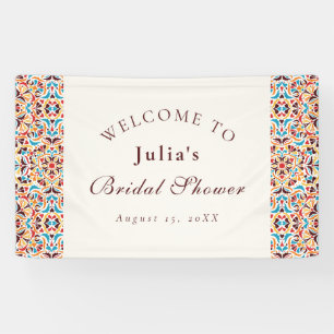 Banderoles Mariage Fantaisiste de Luxe Style Floral Ivoire