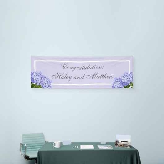 Banderoles Mariage Lavender Hydrangea (Salon professionnel)