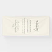 Banderoles Mariage, Mémorial, Beige, (Horizontal)