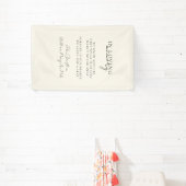 Banderoles Mariage, Mémorial, Blanc, (Insitu)