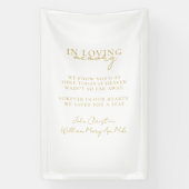 Banderoles Mariage, Mémorial, Blanc, (Verticale)