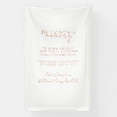 Banderoles Mariage, Mémorial, Blanc, (Verticale)