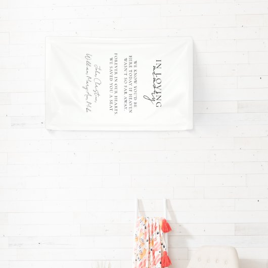 Banderoles Mariage, Mémorial, Blanc, (Insitu)