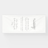 Banderoles Mariage, Mémorial, Blanc, (Horizontal)