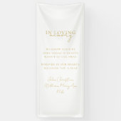 Banderoles Mariage, Mémorial, Blanc, (Vertical)