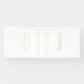 Banderoles Mariage, Mémorial, Blanc, (Horizontal)