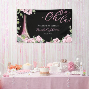 Banderoles Mariage Parisien Oh La La Enterrement de Vie de Je