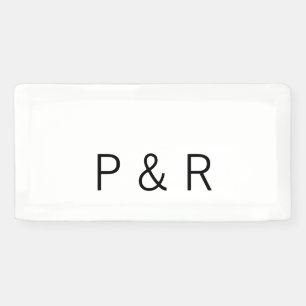 Banderoles Mariage partenaire romantique ajouter une lettre i