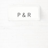 Banderoles Mariage partenaire romantique ajouter une lettre i (Insitu)