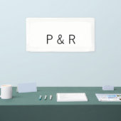 Banderoles Mariage partenaire romantique ajouter une lettre i (Salon professionnel)