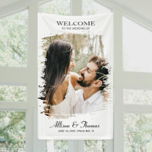 Mariage photo minimaliste moderne Bienvenue