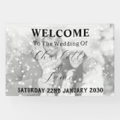 Banderoles Mariage photo noir et blanc (Horizontal)