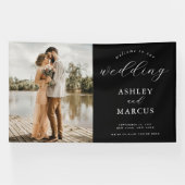 Banderoles Mariage photo simple et élégant (Horizontal)