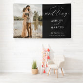 Banderoles Mariage photo simple et élégant (Insitu)