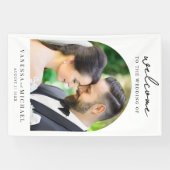 Banderoles Mariage photo simple et élégant (Horizontal)