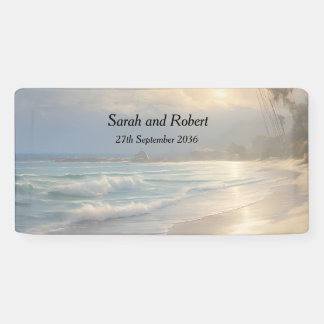 Banderoles Mariage plage