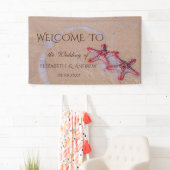 Banderoles Mariage Red Starfish Beach (En situation)