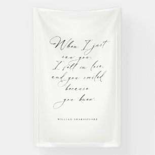 Banderoles Mariage Romantique Citation Décor Fabric Signal