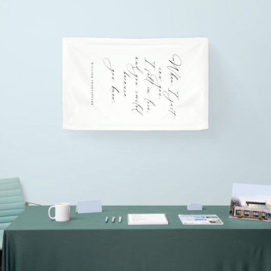 Banderoles Mariage Romantique Citation Décor Signer (Salon professionnel)