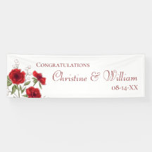 Mariage Romantique Rose Rouge