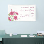 Banderoles Mariage Rose Rose Clair (Salon professionnel)