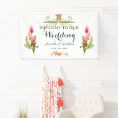 Banderoles Mariage tropical hawaïen élégant d'été de Tiki (En situation)