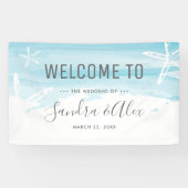 Banderoles Mariage Welcome Beach (Horizontal)