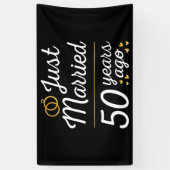 Banderoles Marié Il Y A 50 Ans (Vertical)