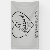 Banderoles Marié Il Y A 50 Ans III (Vertical)