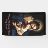 Banderoles Marie, Mère de Dieu (Horizontal)