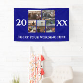 Banderoles Marine du collège de collage de photos sur mesure (En situation)