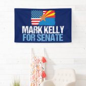 Banderoles Mark Kelly pour l'élection du Sénat 2022 Arizona (En situation)