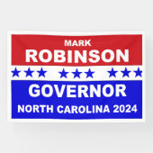 Banderoles Mark Robinson Gouverneur Caroline du Nord 2024 (Horizontal)
