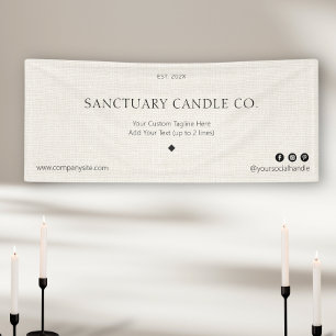 Banderoles Marketing de l'affichage d'événements professionne