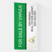 Banderoles Marketing immobilier professionnel simple (Verticale)