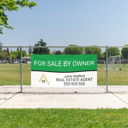 Banderoles Marketing immobilier professionnel simple (Insitu)