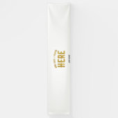 BANDEROLES MARQUE BLANCHE MODERNE ET PERSONNALISABLE VÉRIFIÉE (Vertical)