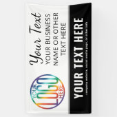 Banderoles Marque du logo professionnel moderne de l'événemen (Vertical)