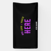 BANDEROLES MARQUE VERIFIEE NOIRE PERSONNALISABLE MODERNE ET C (Verticale)