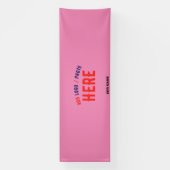 BANDEROLES MARQUE VÉRIFIÉE ROSE CHAUD MODERNE ÉLÉGANT SUR MES (Verticale)