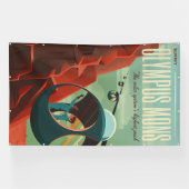 Banderoles Mars Olympus Mons Système solaire Volcano le plus  (Horizontal)