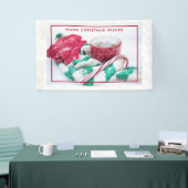 Banderoles Marshmallows au cacao chaud & Noël Sucre de canne (Salon professionnel)