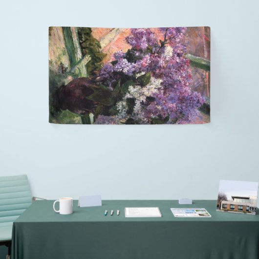 Banderoles Mary Cassatt - Lilacs dans une fenêtre (Salon professionnel)
